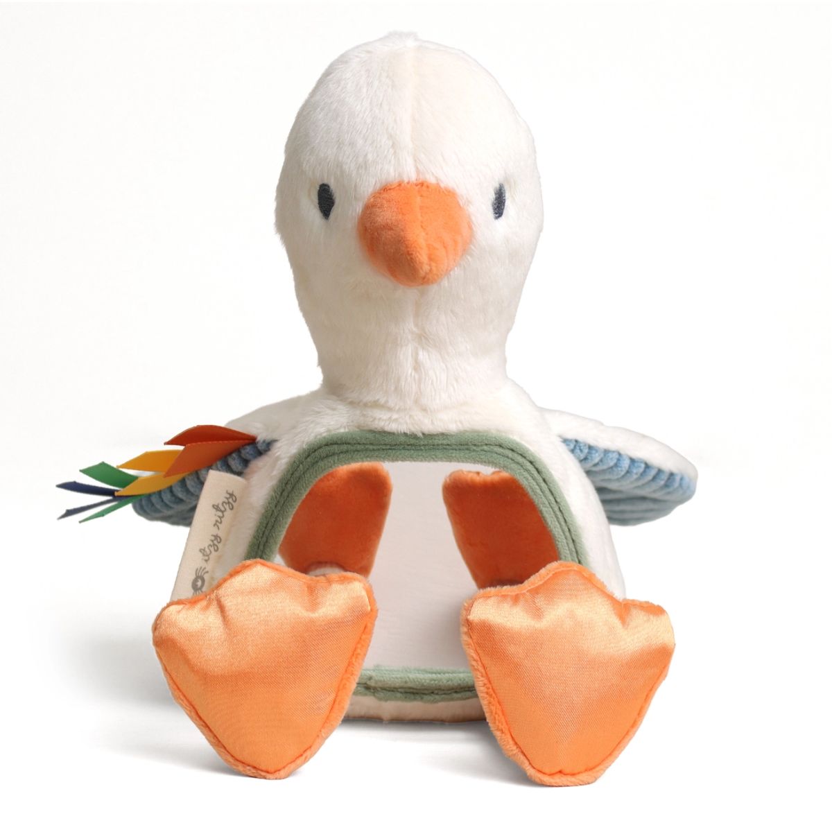 Itzy Bitzy Mirror Sensory Tummy Time Mirror - Gracie the Goose - Encourages Self-Discovery