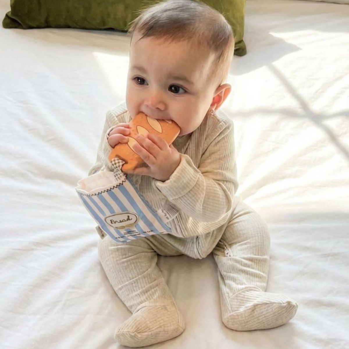 Itzy Ritzy Teensy Crinkle Teether - Crinkle Sounds for Early Learning